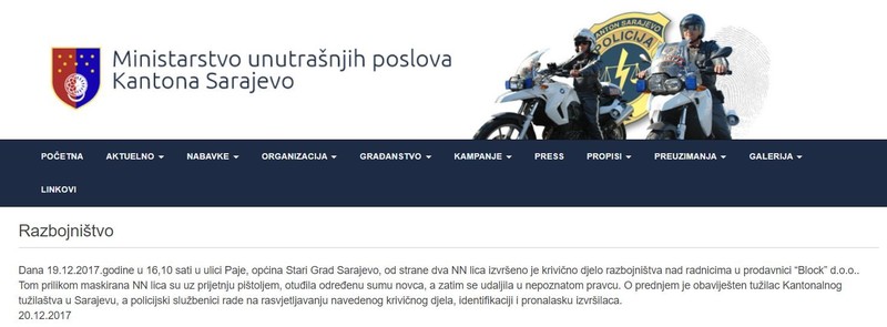 Bosnia-and-Herzegovina-avmp/Razbojnistvo-_-MUP-19.12