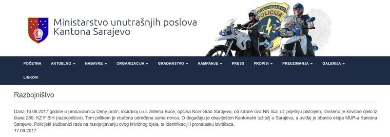 Bosnia-and-Herzegovina-avmp/Razbojnistvo-_-MUP_16.09