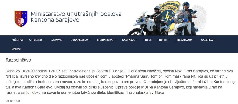 Bosnia-and-Herzegovina-avmp/Razbojnistvo-_-MUP_28.10