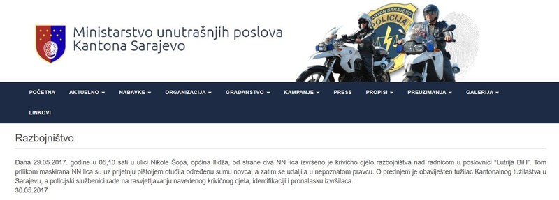 Bosnia-and-Herzegovina-avmp/Razbojnistvo-_-MUP_29.05