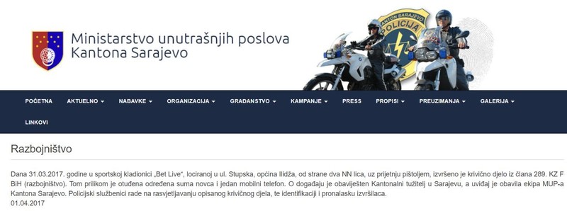 Bosnia-and-Herzegovina-avmp/Razbojnistvo-_-MUP_31.03