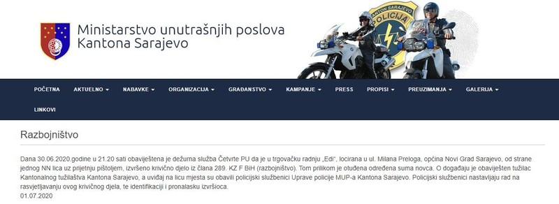 Bosnia-and-Herzegovina-avmp/Razbojnistvo-_-MUP
