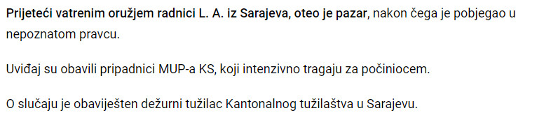 Bosnia-and-Herzegovina-avmp/Razbojnistvo-na-Ilidzi-pljackas-sa-pistoljem-upao-u-prodavnicu_1
