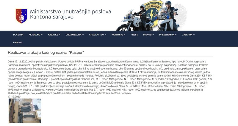 Bosnia-and-Herzegovina-avmp/Realizovana-akcija-kodnog-naziva-_Kasper--MUP