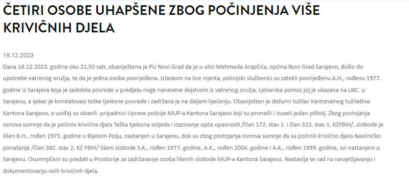 Bosnia-and-Herzegovina-avmp/Rikoset