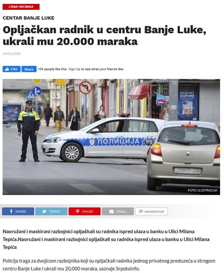 Bosnia-and-Herzegovina-avmp/Robbery