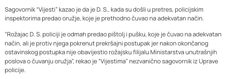 Bosnia-and-Herzegovina-avmp/Rozajska-policija-oduzela-pusku-i-pistolj2
