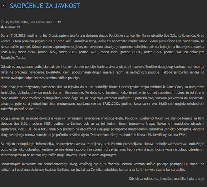 Bosnia-and-Herzegovina-avmp/SAOPCENJE-ZA-JAVNOST