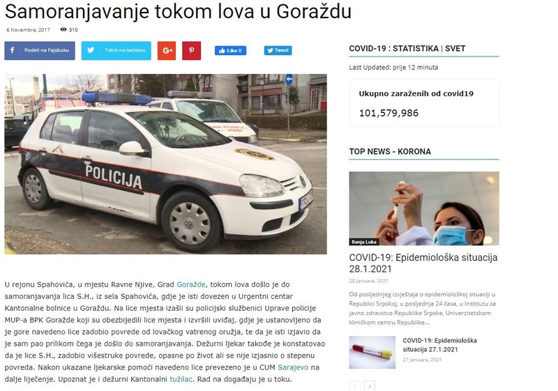 Bosnia-and-Herzegovina-avmp/Samoranjavanje-tokom-lova-u-Gorazdu
