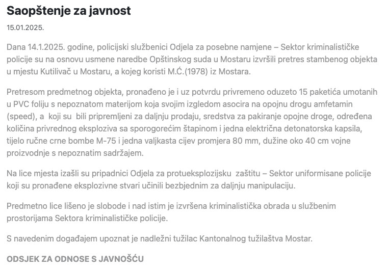 Bosnia-and-Herzegovina-avmp/Saopstenje-za-javnost--MUP-HNK