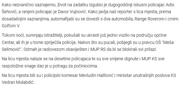 Bosnia-and-Herzegovina-avmp/Sarajevo-Automafijasi-ubili-dvojicu-policajaca2