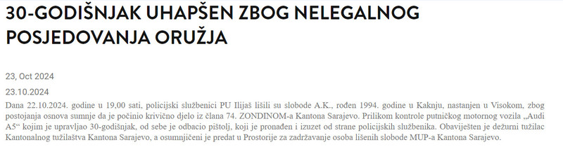 Bosnia-and-Herzegovina-avmp/Sarajevo-hapsenje