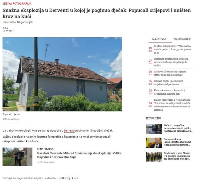 Bosnia-and-Herzegovina-avmp/Snazna-eksplozija-u-Derventi-u-kojoj-je-poginuo-djecak_-Popuca