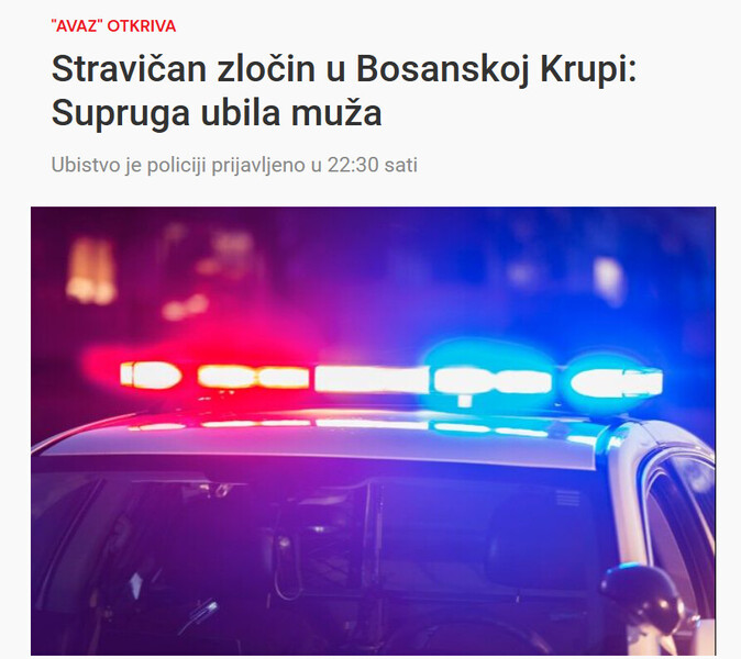 Bosnia-and-Herzegovina-avmp/Stravican-zlocin-u-Bosanskoj-Krupi-Supruga-ubila-muza_1