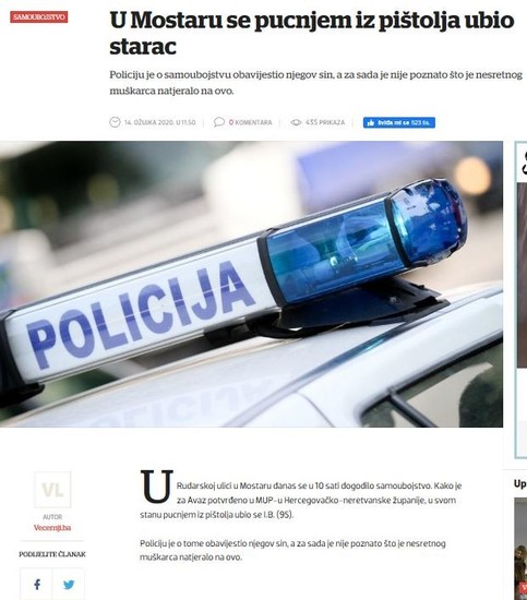 Bosnia-and-Herzegovina-avmp/Suicide-Mostar