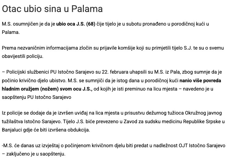 Bosnia-and-Herzegovina-avmp/TRAGEDIJE-OBILJEZILE-VIKEND-Ubistva-u-Palama-i-Tuzli-pozar-kod