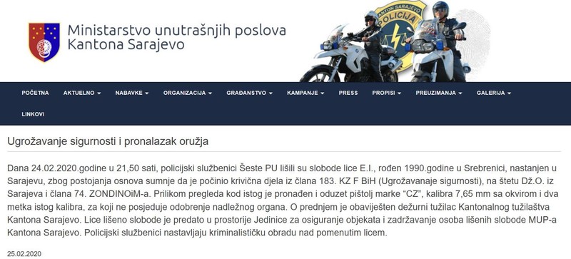 Bosnia-and-Herzegovina-avmp/Threatening