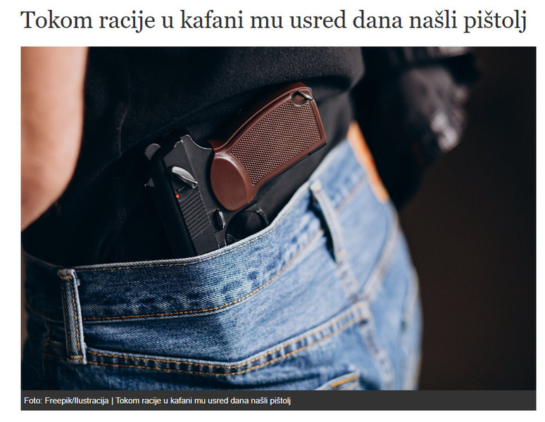 Bosnia-and-Herzegovina-avmp/Tokom-racije-u-kafani-mu-usred-dana-nasli-pistolj_1