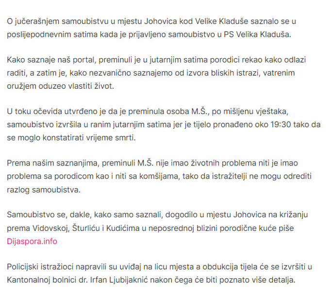 Bosnia-and-Herzegovina-avmp/Tragedija-u-Krajini_-Vatrenim-oruzjem-oduzeo-vlastiti-zivot--