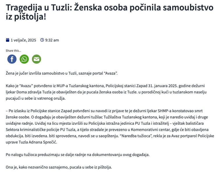 Bosnia-and-Herzegovina-avmp/Tragedija-u-Tuzli_-Zenska-osoba-pocinila-samoubistvo-iz-pistol