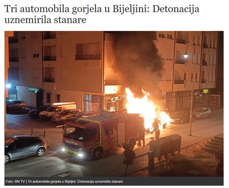 Bosnia-and-Herzegovina-avmp/Tri-automobila-gorjela-u-Bijeljini-Detonacija-uznemirila-stanare