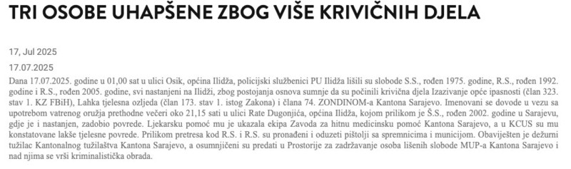 Bosnia-and-Herzegovina-avmp/Tri-osobe-uhapsene-zbog-vise-krivicnih-djela-_-Ministarstvo-un