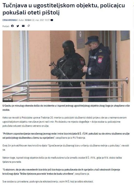 Bosnia-and-Herzegovina-avmp/Tucnjava-u-ugostiteljskom-objektu-policajcu-pokusali-oteti-pis