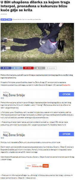 Bosnia-and-Herzegovina-avmp/U-BiH-uhapsena-dilerka-za-kojom-traga-Interpol-pronadena-u-kukuruzu-blizu-kuce-gdje-se-krila