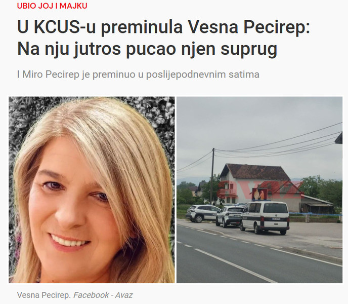 Bosnia-and-Herzegovina-avmp/U-KCUS-u-preminula-Vesna-Pecirep-Na-nju-jutros-pucao-njen-suprug_1