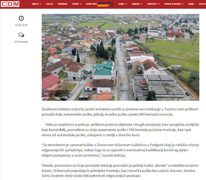 Bosnia-and-Herzegovina-avmp/U-Tuzima-pronadene-dvije-automatske-puske-pistolj-lovacka-pusk