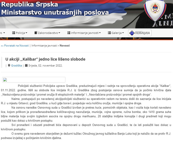 Bosnia-and-Herzegovina-avmp/U-akciji-Kalibar-jedno-lice-liseno-slobode