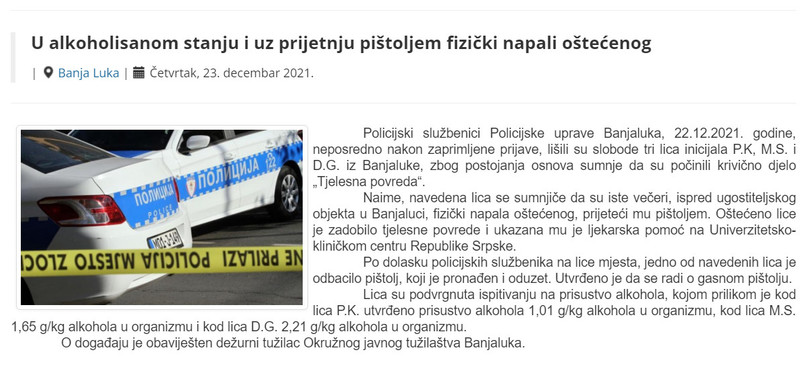 Bosnia-and-Herzegovina-avmp/U-alkoholisanom-stanju-i-uz-prijetnju-pistoljem-fizicki-napali