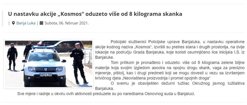Bosnia-and-Herzegovina-avmp/U-nastavku-akcije-Kosmos-oduzeto-vise-od-8-kilograma-skanka