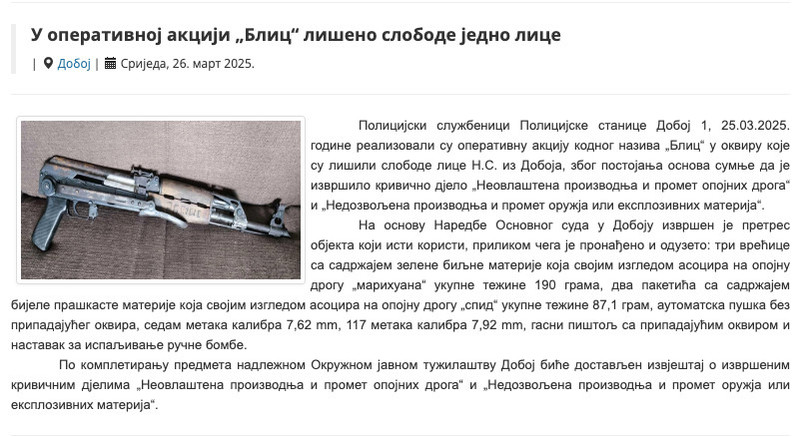 Bosnia-and-Herzegovina-avmp/U-operativnoj-akciji-Blic-liseno-slobode-jedno-lice