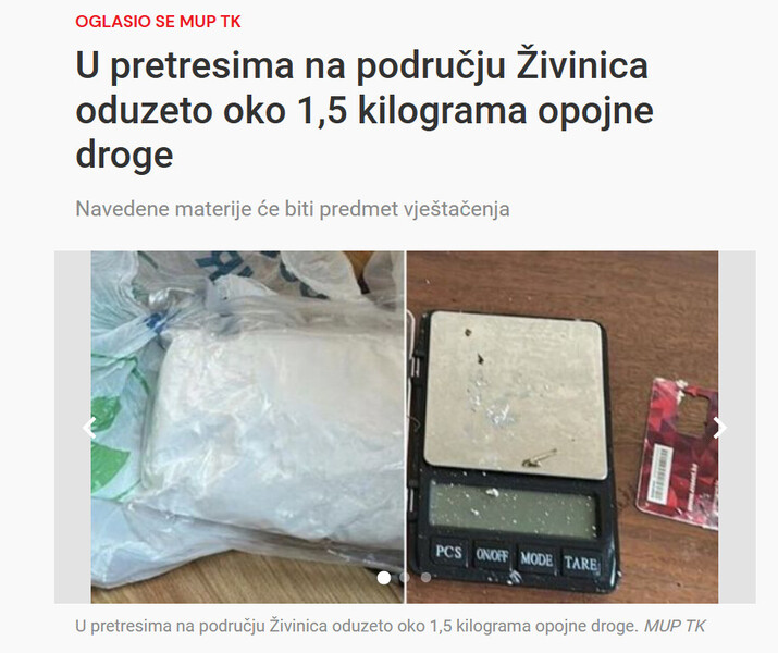 Bosnia-and-Herzegovina-avmp/U-pretresima-na-podrucju-Zivinica-oduzeto-oko-15-kilograma-opojne-droge_1