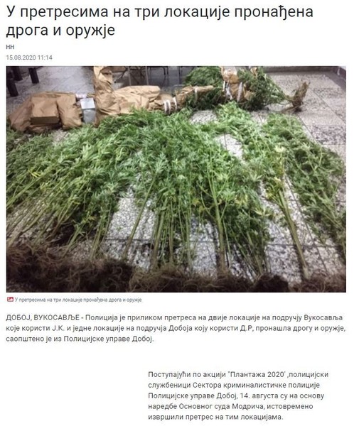 Bosnia-and-Herzegovina-avmp/U-pretresima-na-tri-lokacije-pronadjena-droga-i-oruzje_2