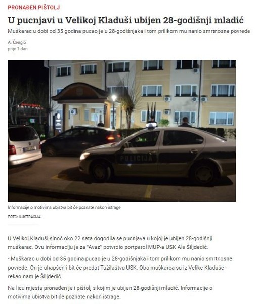Bosnia-and-Herzegovina-avmp/U-pucnjavi-u-Velikoj-Kladusi-ubijen-28-godisnji-mladic