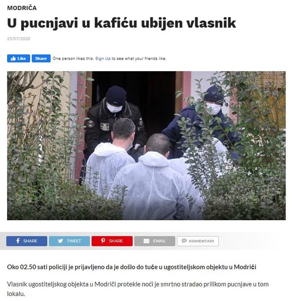 Bosnia-and-Herzegovina-avmp/U-pucnjavi-u-kaficu-ubijen-vlasnik