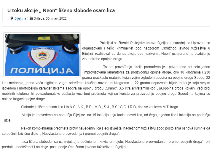 Bosnia-and-Herzegovina-avmp/U-toku-akcije--Neon-liseno-slobode-osam-lica