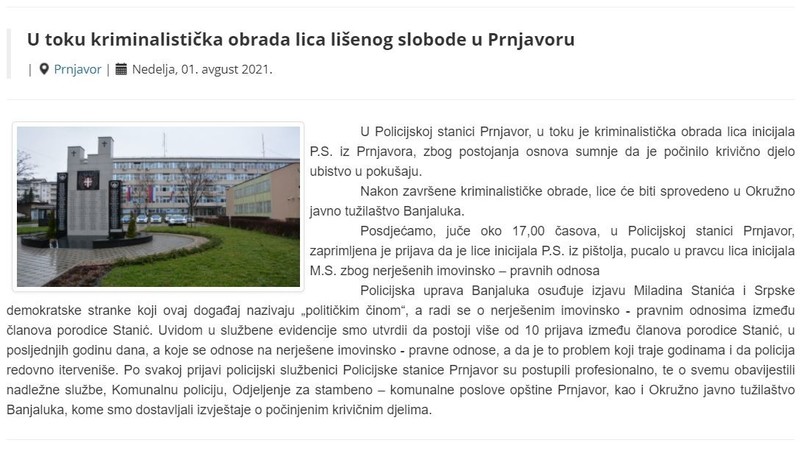 Bosnia-and-Herzegovina-avmp/U-toku-kriminalisticka-obrada-lica-lisenog-slobode-u-Prnjavoru