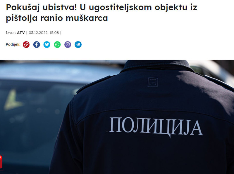 Bosnia-and-Herzegovina-avmp/U-ugostiteljskom-objektu-iz-pistolja-ranio-muskarca