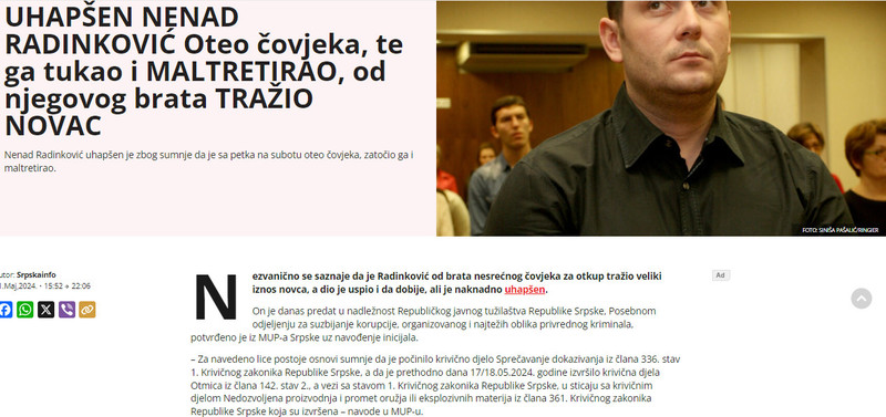 Bosnia-and-Herzegovina-avmp/Uhapsen-Banjalucanin-oteo-covjeka-te-ga-tukao-i-maltretirao