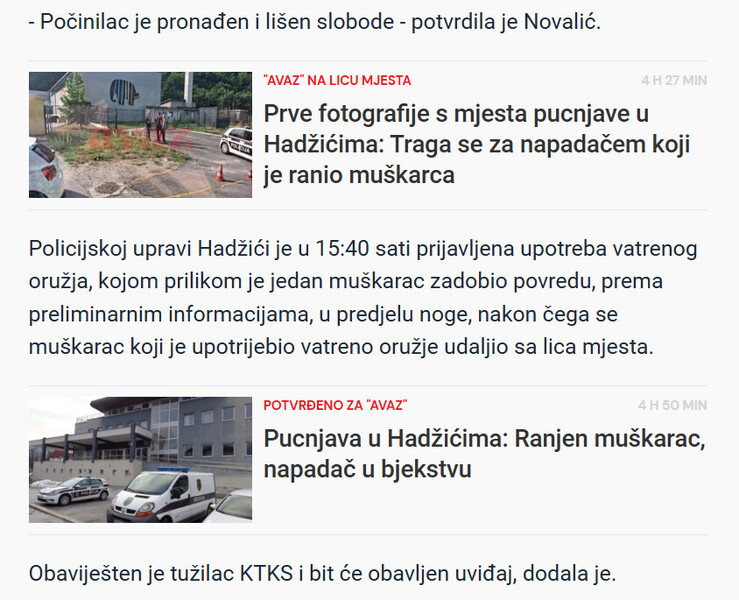 Bosnia-and-Herzegovina-avmp/Uhapsen-napadac-koji-je-pucao-u-Hadzicima-i-ranio-muskarca_2