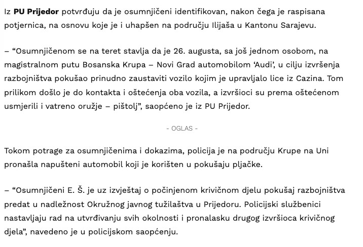 Bosnia-and-Herzegovina-avmp/Uhapsen-osumnjiceni-za-pokusaj-pljacke-pola-miliona-maraka-na-_1