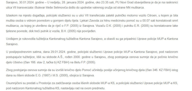 Bosnia-and-Herzegovina-avmp/Uhapsena-3-muskarca