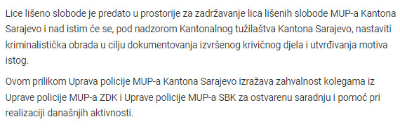 Bosnia-and-Herzegovina-avmp/Uhapsena-osoba-koja-je-prijetila-premijeru-KS-Forti-i-njegovoj_2