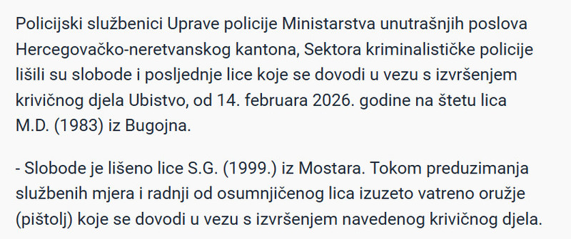 Bosnia-and-Herzegovina-avmp/Uhapsena-posljednja-osoba-koja-se-dovodi-u-vezu-sa-ubistvom-Pinka-Pantera_1