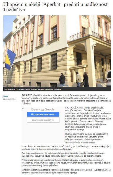Bosnia-and-Herzegovina-avmp/Uhapseni-u-akciji-_Aperkat_-predati-u-nadleznost-Tuzilastva