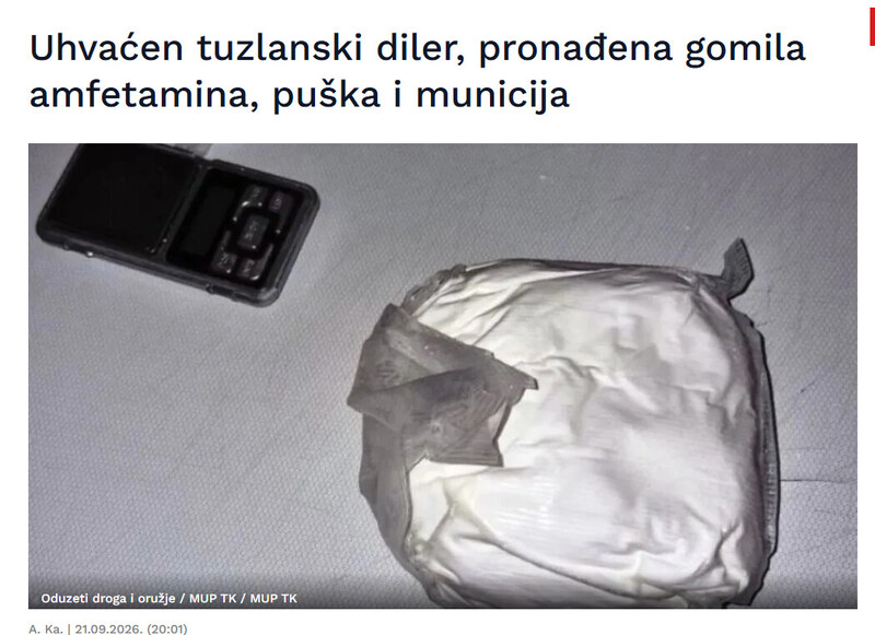 Bosnia-and-Herzegovina-avmp/Uhvacen-tuzlanski-diler-pronadena-gomila-amfetamina-puska-i-municija_1