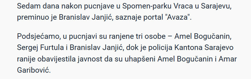 Bosnia-and-Herzegovina-avmp/Umro-Branislav-Janjic-jedan-od-aktera-mafijaskog-obracuna-na-Vracama